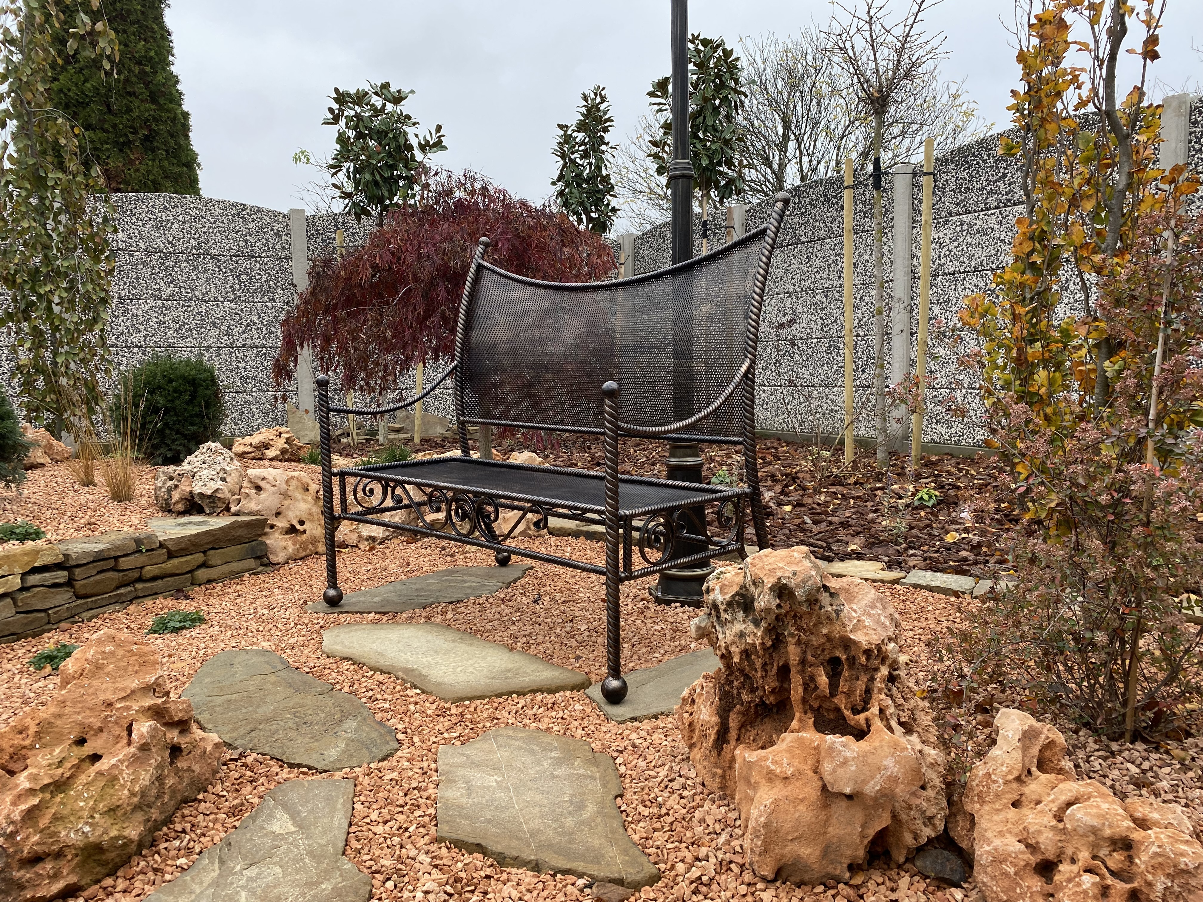 Signature Bench — installed view
